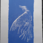 Oiseau 4 - Sérigraphie, réalisée avec l'aide des Arts du Forez
Tirage 1 couleur, 76x57cm