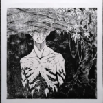 Brume - Jungle
Linogravure 45x45cm
Dimension feuille : 50x65cm
Imprimée à la main