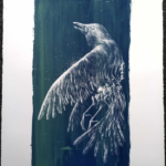 Oiseau 1 - Sérigraphie, réalisée avec l'aide des Arts du Forez
Tirage 1 couleur, 76x57cm